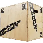 Tunturi Plyo Box voor krachttraining - Houten fitness kist - Jump box 40/50/60cm - Incl. gratis fitness app
