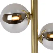 Lucide Tycho Vloerlamp Matt Gold | Brass