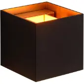 Lucide wandlamp Xio zwart 4W