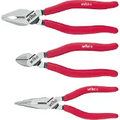 Wiha Tangenset | | 3 stuks (Combinatietang, Punttang, Zijkniptang)