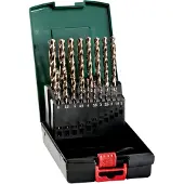 Metabo 627121000 Metaal-spiraalboorset 19-delig 1 mm, 1.5 mm, 2 mm, 2.5 mm, 3 mm, 3.5 mm, 4 mm, 4.5 mm, 5 mm, 5.5 mm, 6 mm, 6.5 mm, 7 mm, 7.5 mm, 8 mm, 8.5 mm,