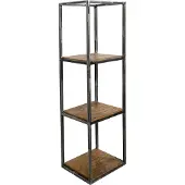 AnLi Style AnLi-Style Wandschap Grained 100 cm Hoog (Naturel, 30x100x25cm)