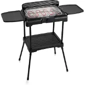 Princess Elektrische BBQ met Zijtafels - 2200 W - 40 x 24,5 cm - Zwart