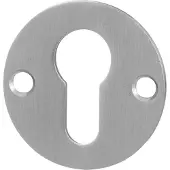 GPF bouwbeslag Cilinderrozet plat rond 50x2mm - RVS geborsteld