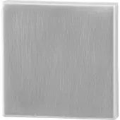 GPF bouwbeslag Blinde vierkante rozet 50x50x8mm - RVS geborsteld