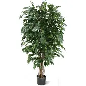 Maxifleur Kunstplanten Ficus Exotica deluxe kunstplant 150cm - groen