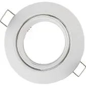 Groenovatie Inbouwspot - Rond - Kantelbaar - GU10 Fitting - Ø 90 mm - Mat Wit