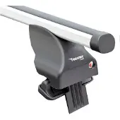 Twinny load Dakdragerset Twinny Load Aluminium A18 voor o.a. AUDI, CHEVROLET, DAEWOO, DAIHATSU, FIAT, FORD, HONDA, HYUNDAI, KIA, MERCEDES-BENZ, ROVER, SEAT, SUZUKI, VOLKSWAGEN, VOLVO