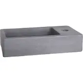 Differnz Toiletfontein Force 40x22x8cm Beton Donkergrijs