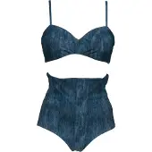Arena W Cleopatra Two Pieces Denim Maat: 42 | Bikini's Outlet | Dames | Blauw