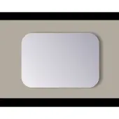 Sanicare Spiegel rechthoek q-mirrors afgeronde hoeken 60x80 cm pp geslepen incl. Ophanging