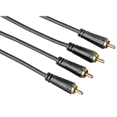 Hama audiokabel 2 cinch - 2 cinch 10m, 3ster