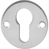 GPF bouwbeslag Cilinderrozet plat rond 50x2mm - RVS gepolijst
