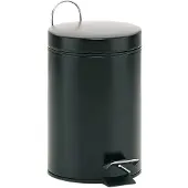 kela Monaco Pedaal Afvalemmer - 3 l - Zwart -