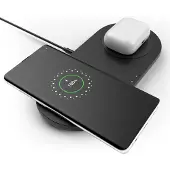 Belkin WIZ002vfBK 2x 10W Dual Wireless Charging Pad-PSU