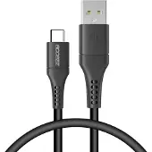 Accezz USB-C naar USB kabel - 0,2 meter - Zwart