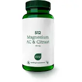 Aov 2x 512 Magnesium Bisglycinaat & Citraat 60 Tabletten