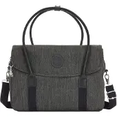 Kipling Schoudertas 'Peppery' grijs gemêleerd / zwart
