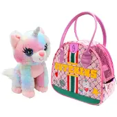 Braet Regenboog kat in tasje - Sparkle Girlz.