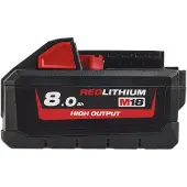 Milwaukee M18 HIGH OUTPUT 8.0 AH ACCU