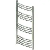 Eastbrook Wendover gebogen handdoekradiator 40x100cm 247W chroom