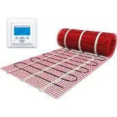E-Heat Vloerverwarmingsmat Set Comfort 8 m² / 1200 Watt Set met MIC² Basic-thermostaat | Wit