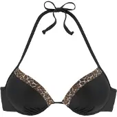 LASCANA Bikinitop cognac / donkerbruin / zwart