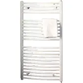 Eastbrook Biava gebogen handdoekradiator 60x70cm 440W wit glans