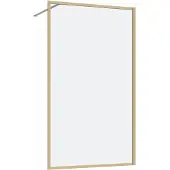 Guido Gusto 100x200 inloopdouche serie Enzo mat goud