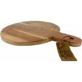 Varios Houten Snijplank - Borrelplank 40 x 30 cm rond | Handgemaakt van Accaciahout
