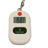 Low Vision Design Nederlands sprekende sleutelhanger atomic