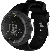 INF Geschik voor Suunto Core horlogeband TPU Zwart