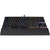 Corsair Gaming K65 RGB RAPIDFIRE Compact Mechanical - Toetsenbord - achtergrondverlichting - USB - Frans - toetsschakelaar: CHERRY MX Speed - geanodiseerd geborsteld aluminium