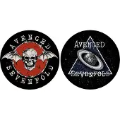 Ginza.se Avenged Sevenfold - Skull / Space Platenspeler Slipmat - Multicolours