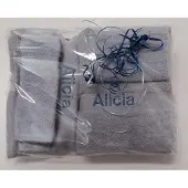 Funnies kerst-Sinterklaas--Hand doek- Set-Handdoek-Geborduurd met naam-Bad textiel-geschenk-Cadeau