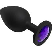 Doc Johnson Booty Bling - Spade Butt Plug - Groot purple