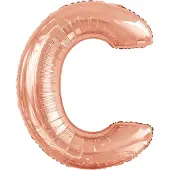 Amscan Folieballon Letter C 114 X 79 Cm Roségoud