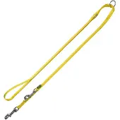 Hunter Verstelbare Hondenlijn Tripoli Geel 200cm lang 10mm breed
