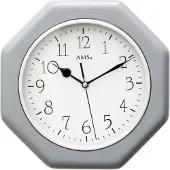 AMS Zendergestuurde wandklok F5511