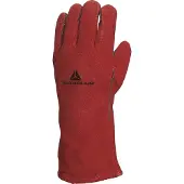 Delta Plus Lashandschoenen van gespleten rund maat 10 rood