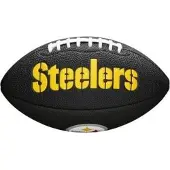 Wilson F1533XB Black Edition NFL Mini Soft Tou Team Steelers voor Sport Fanzone