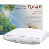ISleep Kapok Boxkussen - 100% Java Kapok - 50x60x10 cm - Wit