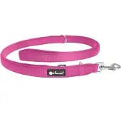 Petlando Mesh Verstelbare hondenlijn 230 cm lang, 1,5 cm breed - Fuchsia - maat S
