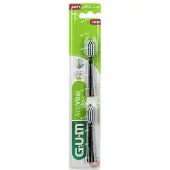 Gum Activital Sonic Opzetborstels - 2 stuks - Zwart