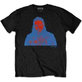 Rock Off Post Malone Heren Tshirt -2XL- Red & Blue Photo Zwart
