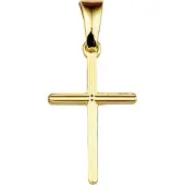 The Jewelry Collection Hanger Kruis Gediamanteerd Massief - Goud
