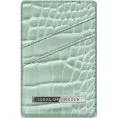 IDEAL OF SWEDEN Magnetic Card Holder Basic voor Universal Mint Croco