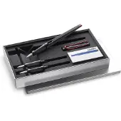 Lamy Joy Black Kalligrafie Vulpen Set – Mooischrijfpennen met 3 verschillende nibs (1,1/1,5/1,9 mm) – Vulpen met bandzugpenpunt en ergonomisch handvat – inclusief 5 Tintenpatronen T 10 blauw