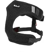 Petlando Hondenharnas Mesh Vest Zwart - Hondentuig - S 26-32/37-49 Cm