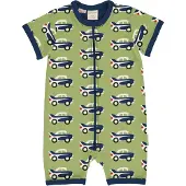 Maxomorra Rompersuit SS CAR 74/80